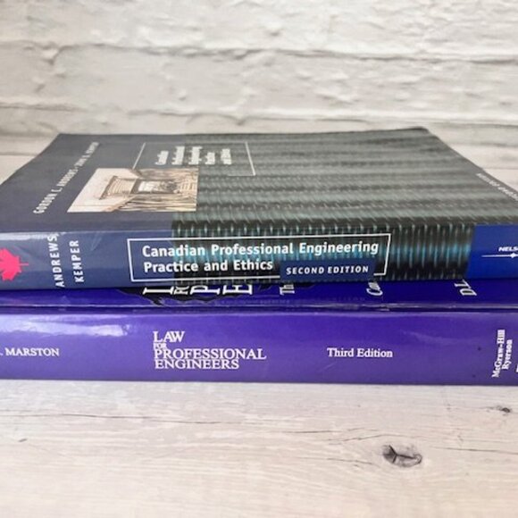 Engineering Law & Ethics Books – Canadian Editions - Picture 2 of 2